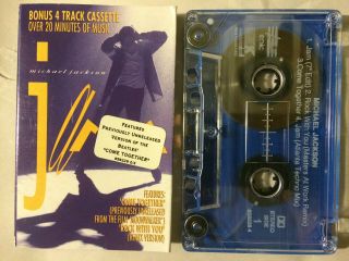 Michael Jackson Very Rare Australian Jam Card Sleeve Cassette Single