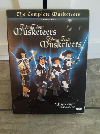 The Complete Musketeers (dvd,  2003,  2 - Disc Set) Rare Oop