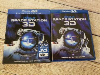 Imax Space Station 3d (3d,  Blu - Ray,  2010) Oop W/ Rare Lenticular Slipcover