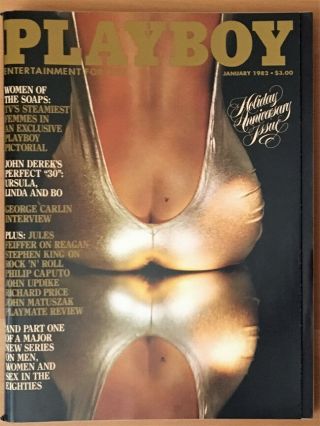 Rare Hard To Find Playboy Issue,  January 1982,  Includes George Carlin Interview