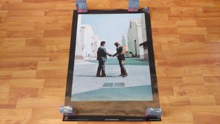 1975 Pink Floyd Wish You Were Here Poster 23.  75 " X 33.  5 " Rare