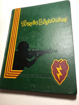 Rare 1967 - 68 Tropic Lightning 25th Infantry Division Vietnam War Yearbook