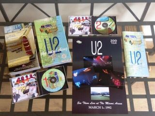 U2: The Total Thing - Rare Limited Edition Silver 2 X Cd Box Set & Poster / Book