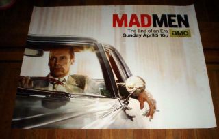 Amc Mad Men Season 7 5ft Poster 5ft Rare Jon Hamm Final Season Part 2 2015