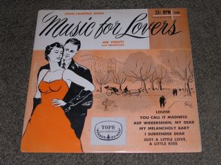 John Laurenz - Rare - (vg, ) 1952 Music For Lovers (vg, ) 12 " Tops Vocal Lp L946