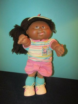Rare Vintage Cabbage Patch Kid African American Doll Hasbro 1990 1st Edition