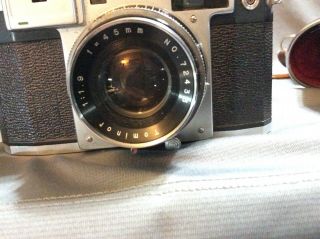 Rare Royal 35 - M Film Camera,  Tominor 45mm F1.  9 Lens,  Case ASIS 8