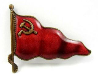 1952 HELSINKI SOVIET USSR NOC OFFICIAL OLYMPIC DELEGATION PIN BADGE ENAMEL RARE 2