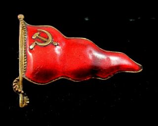 1952 HELSINKI SOVIET USSR NOC OFFICIAL OLYMPIC DELEGATION PIN BADGE ENAMEL RARE 7
