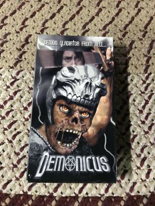 Demonicus Vhs Rare Sov Shot On Video Hilariously Bad Cult Classic Ax Em Level