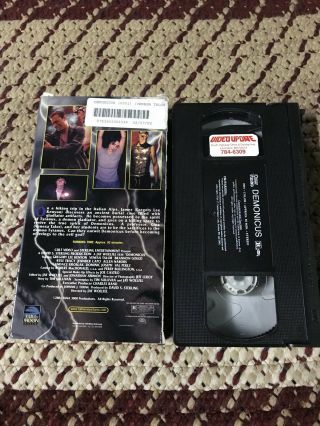 Demonicus VHS Rare Sov Shot On Video Hilariously Bad Cult Classic Ax Em Level 2