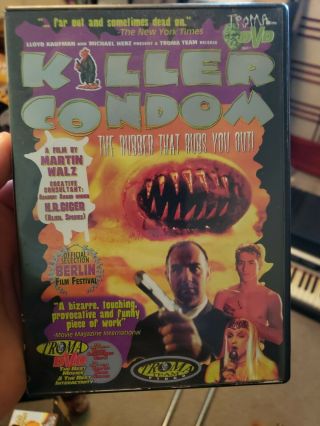 Killer Condom Dvd Troma Horror Comedy Toxic Rare