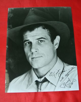 Brad Davis Autographed Signed Broadway Play Photo W Mailing Envelope Very Rare