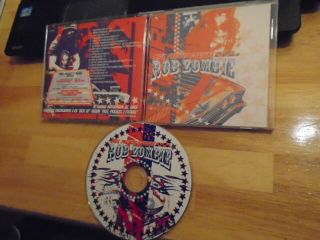 Rare Adv Promo Rob Zombie Cd Past Present & Future White Z Alice Cooper Iggy Pop