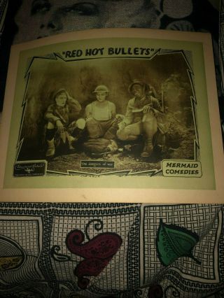 Mack Sennett Presents Red Hot Bullets (1920s) Rare Lobby Card 6