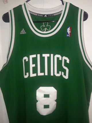 RARE Jeff Green 8 Adidas Swingman Boston Celtics Jersey Men ' s Size Large L NBA 2