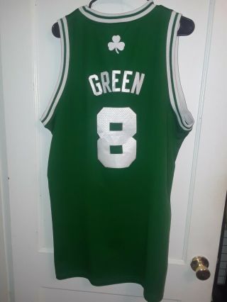 RARE Jeff Green 8 Adidas Swingman Boston Celtics Jersey Men ' s Size Large L NBA 4