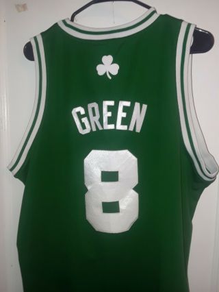 RARE Jeff Green 8 Adidas Swingman Boston Celtics Jersey Men ' s Size Large L NBA 5