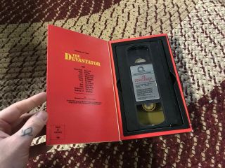 The Devastator VHS Rare Big Box MGM Book Box Sleazy Obscure Action Horror 2