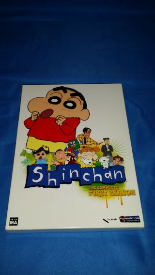 Shin Chan Complete First Season One 1 Dvd 4 - Disc Set Rare
