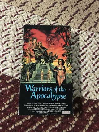 Warriors Of The Apocalypse Vhs Rare Horror Sci Fi Post Apocalyptic Classic Htf
