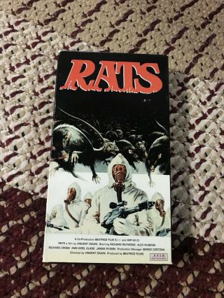 Rats Night Of Terror Vhs Rare Horror Best Ending In Film History Cult Classic
