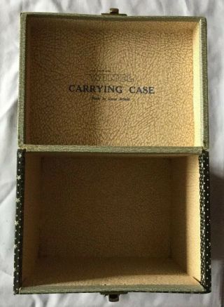 Rare 1960s vintage 7 “ inch Winel record Carrying case,  Cheney England - Retro 3