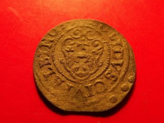 Rare Sweden Elging Ag 1630 Gustav Ii Adolf Riga Solidus Silver 30 Years War Coin