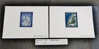 Nystamps French Andorra Stamp H Large Die Proof Rare €280