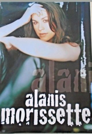 Alanis Morissette 1995 Jagged Little Pill - 23x35 " Rare Oop Poster