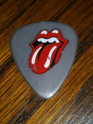 Rolling Stones Darryl Jones Silver Guitar Rare Pick Tour
