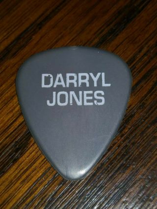 Rolling Stones Darryl Jones Silver Guitar Rare Pick Tour 2