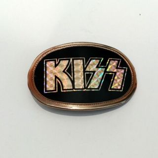 Kiss: 1977 Kiss Logo Pacifica Belt Buckle (rare)