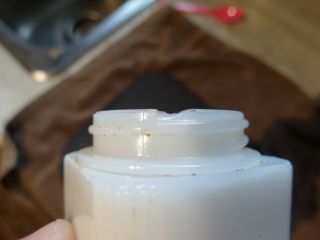 Vintage TIPP CITY Milk Glass Salt Pepper Range Shakers Set FRUIT RARE 5