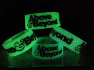 Dj Above & Beyond Glow In The Dark Rare Wristband Bracelet - 4 Colors