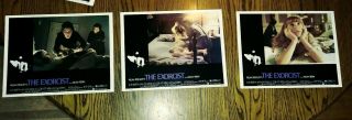 The Exorcist Us Lobby Card,  Complete Set Of 8,  1 Small Rare Card