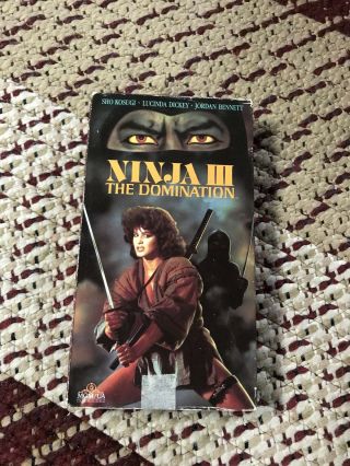 Ninja Iii: The Domination Vhs Rare Kung Fu Horror Cult Masterpiece Insanity Oop