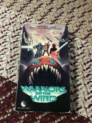 Warriors Of The Wind Vhs Rare Miyazaki Anime Movie Sci - Fi Obscure Cool Htf