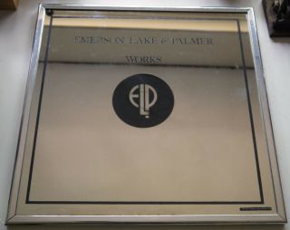 Emerson Lake And Palmer Elp - 1977 Licensed Wall Mirror,  Rare