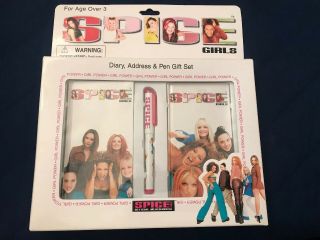 Rare Spice Girls - Diary,  Address,  & Pen Gift Set