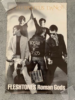 The Fleshtones - Roman Gods 1982 Promo Poster - 36x24 - Very Rare