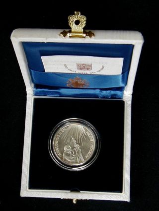 1994 Vatican Italy Rare Silver Coin Unc £ 500 Veritas Splendor In Official Box