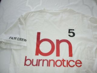 Burn Notice Season 5 Jeffrey Donovan Rare Film Crew S T - Shirt