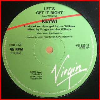 Uk Disco Boogie 12 " Keywi - Let 