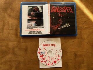 The Ballet Of Skinless Pete Blu - Ray Signed By Dustin Mills Oop Very Rare Obscure