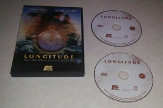 Longitude (dvd,  2000,  2 - Disc Set) Rare Oop Jeremy Irons Region 1 Usa