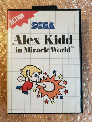 Alex Kidd in Miracle World (Sega Master System) CIB - Rare Rerelease 1990 6