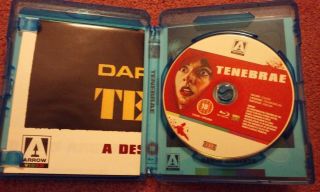 Tenebre Blu Ray Arrow Video Widow Box Limited Edition OOP and Rare 5