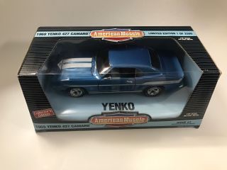 1969 Yenko Camaro / Z/28 Ertl 1/18 Blue RARE Fast & Furious Movie Style 6