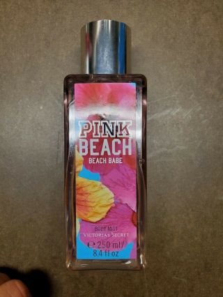 98 Full Victoria’s Secret Pink Beach Beach Babe Body Mist Rare 8.  4 Oz